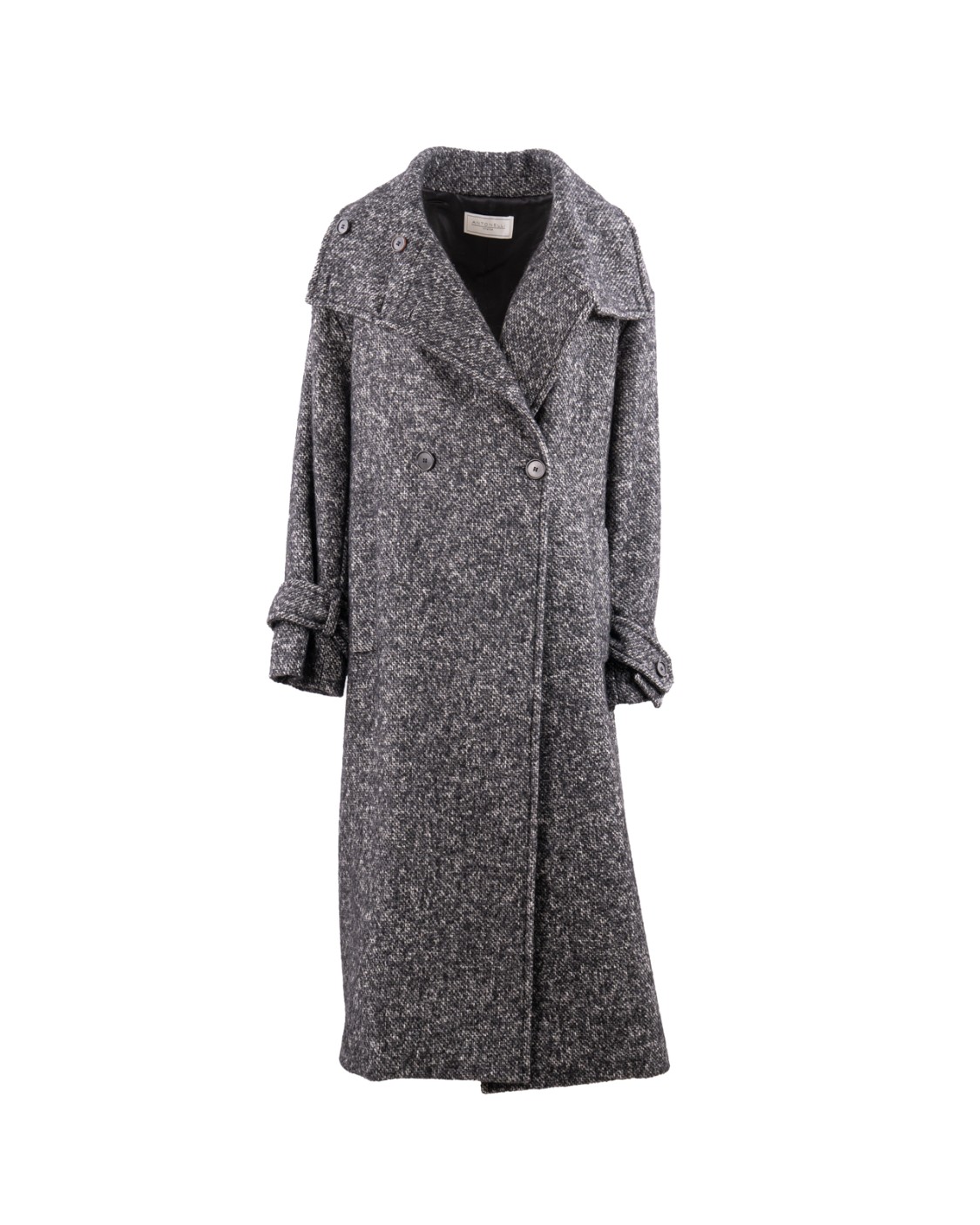 shop ANTONELLI  Cappotto: Antonelli cappotto "Fiume".
Doppiopetto.
Chiusura a collo alto.
Cinturino nelle maniche.
Composizione: 60% Lana vergine, 20% Poliammide, 20% Alpaca.
Made in Italy.. FIUME M7271 882C-991 number 5608505